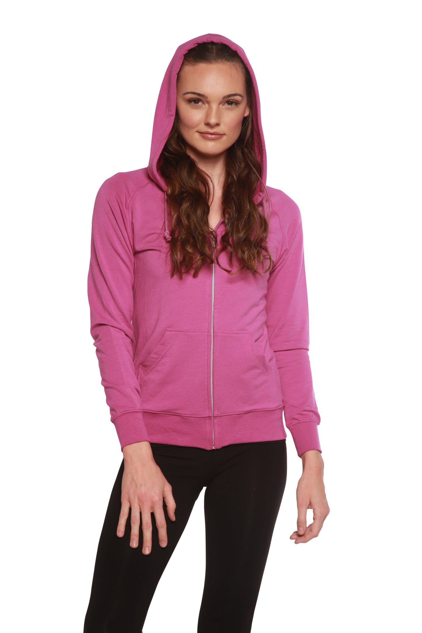 Women's Bamboo French Terry Zip Hooded Sweatshirt